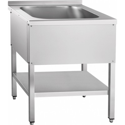 Ванна моечная цельнотянутая 1-о секц. Abat 600 серия ВМП-6-1-5 РН вся нерж. Ванна моечная цельнотянутая 1-о секц. Abat 600 серия ВМП-6-1-5 РН вся нерж.