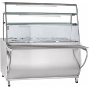 Мармит 2-х блюд Abat ПРЕМЬЕР ЭМК-70Т-01 паровой, 3 полки