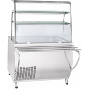 Прилавок холодильный Abat ПРЕМЬЕР ПВВ(Н)-70Т-НШ открытый