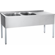 Стол для мойки овощей Abat СМО-6-7 РЧ каркас крашен.