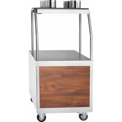 Прилавок для столовых приборов Abat передвижная ПСП-70ПМ кашир. Прилавок для столовых приборов Abat передвижная ПСП-70ПМ кашир.