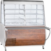 Прилавок-витрина холодильный Abat ПРЕМЬЕР ПВВ(Н)-70Т-С-01-НШ саладэт закрыт., кашир.
