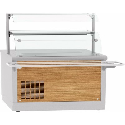 Прилавок холодильный Abat Hot line ПВВ(Н)-70Х-07-НШ, 2 стеклянные полки, съемный нерж. фасад Прилавок холодильный Abat Hot line ПВВ(Н)-70Х-07-НШ, 2 стеклянные полки, съемный нерж. фасад