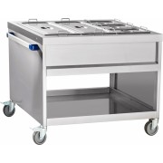 Электрический мармит Abat передвижная серия ЭМП-70, полка с бортом