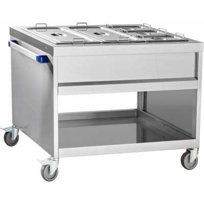 Электрический мармит Abat передвижная серия ЭМП-70, полка с бортом Электрический мармит Abat передвижная серия ЭМП-70, полка с бортом