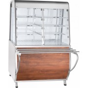 Прилавок-витрина тепловой Abat ПРЕМЬЕР ПВТ-70Т, закрытая витрина, кашир.