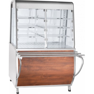 Прилавок-витрина тепловой Abat ПРЕМЬЕР ПВТ-70Т, закрытая витрина, кашир. Прилавок-витрина тепловой Abat ПРЕМЬЕР ПВТ-70Т, закрытая витрина, кашир.