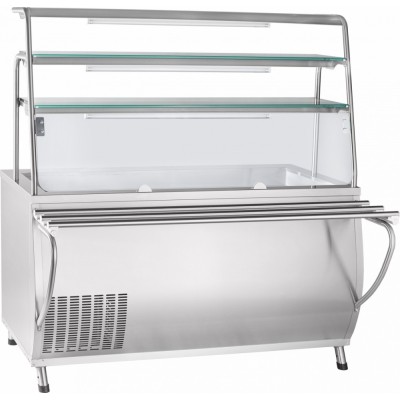Прилавок холодильный Abat ПРЕМЬЕР ПВВ(Н)-70Т-01-НШ открытый, 3 полки Прилавок холодильный Abat ПРЕМЬЕР ПВВ(Н)-70Т-01-НШ открытый, 3 полки