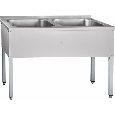 Ванна моечная цельнотянутая 2-х секц. Abat 600 серия ВМП-6-2-5 РЧ Ванна моечная цельнотянутая 2-х секц. Abat 600 серия ВМП-6-2-5 РЧ