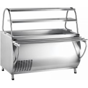 Прилавок холодильный Abat ПАТША ПВВ(Н)-70М-01-НШ открытый, 2 полки