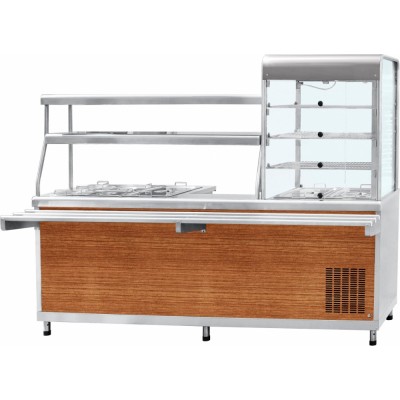 Прилавок-витрина универсальный Abat ПВХМ-70КМУ кашир. витрина справа Прилавок-витрина универсальный Abat ПВХМ-70КМУ кашир. витрина справа