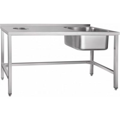 Стол предмоечный и сбора отходов Abat СПСО-7-5 вся нерж. Стол предмоечный и сбора отходов Abat СПСО-7-5 вся нерж.