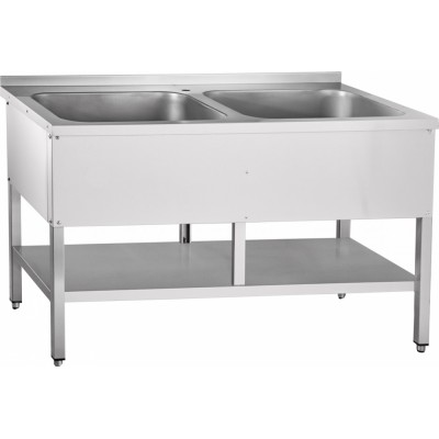 Ванна моечная цельнотянутая 2-х секц. Abat 700 серия ВМП-7-2-5 РН Ванна моечная цельнотянутая 2-х секц. Abat 700 серия ВМП-7-2-5 РН