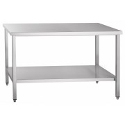 Стол островной Abat 700 серия СПРО-7-4 каркас с полкой-нерж.