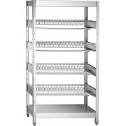 Стеллаж для сушки тарелок Abat ССТ-4-2 140 тарелок, вся нерж.