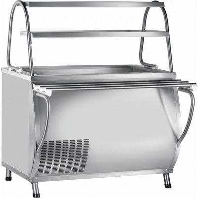 Прилавок холодильный Abat ПАТША ПВВ(Н)-70М-НШ открытый, 1 полка Прилавок холодильный Abat ПАТША ПВВ(Н)-70М-НШ открытый, 1 полка