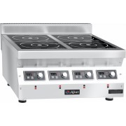 Плита индукционная 4-х конфорочная Abat КИП-47Н-5,0