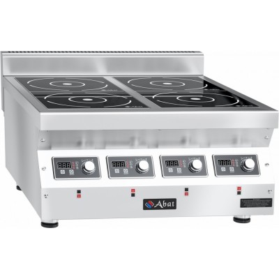 Плита индукционная 4-х конфорочная Abat КИП-47Н-5,0 Плита индукционная 4-х конфорочная Abat КИП-47Н-5,0