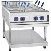 Электроварка кухонная двойная Abat ЭВК-90/2П 6хGN-1/3 (перфорированные, с крышкой) вся нерж.