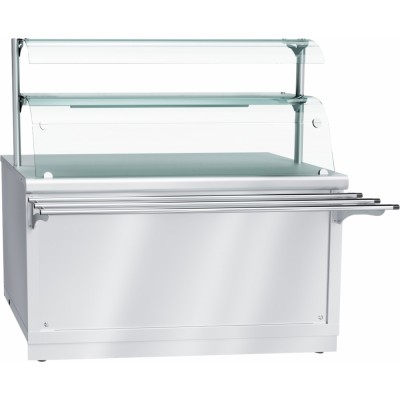 Прилавок для горячих напитков Abat Hot line ПГН-70Х-05, 2 стеклянные полки, вся нерж. Прилавок для горячих напитков Abat Hot line ПГН-70Х-05, 2 стеклянные полки, вся нерж.