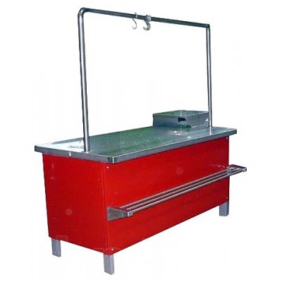 Прилавок холодильный Марихолодмаш ПХС-1,0/0,85 с креплением для перекладины Прилавок холодильный Марихолодмаш ПХС-1,0/0,85 с креплением для перекладины