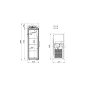 Шкаф холодильный ARKTO F1.0-S