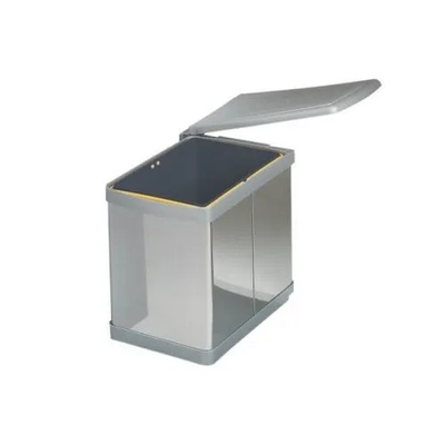 Ведро для мусора ALBIO навесное прямоугольное, нержавеющая сталь 16 л Ведро для мусора ALBIO навесное прямоугольное, нержавеющая сталь 16 л