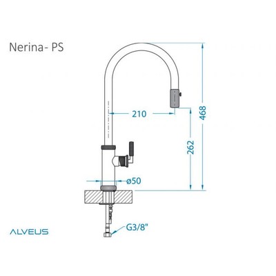Смеситель Alveus NERINA - PS CHR Смеситель Alveus NERINA - PS CHR