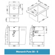 Мойка Alveus Pure Monarch 30