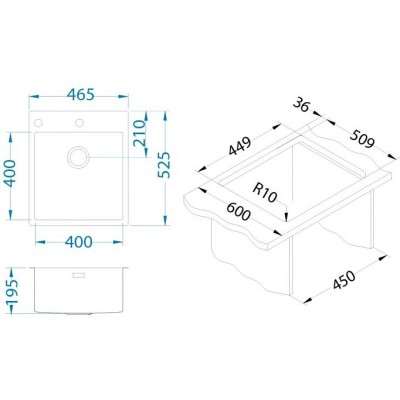 Мойка Alveus Pure 20 Мойка Alveus Pure 20