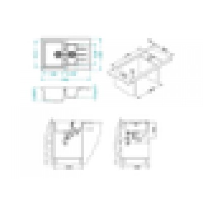 Мойка Alveus Cadit 70 бетон Мойка Alveus Cadit 70 бетон