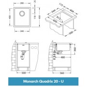 Мойка Alveus Quadrix Monarch 20