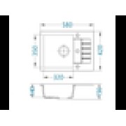 Мойка ALVEUS GENESIS AMARO 30 бежевый