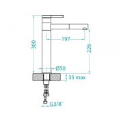 Смеситель Alveus Zina Monarch Anthracite