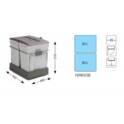 Система сортировки мусора ALBIO 40 2X30 L