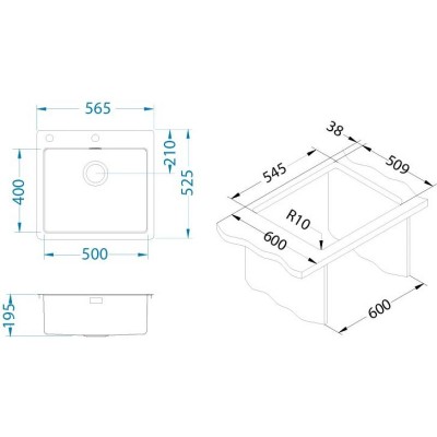 Мойка Alveus Pure 70 Мойка Alveus Pure 70