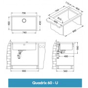 Мойка Alveus Quadrix 60
