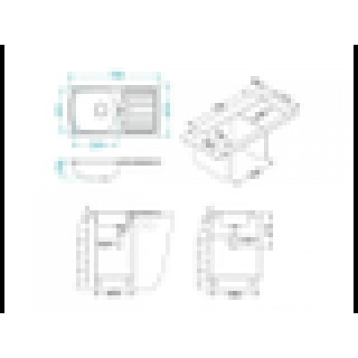 Мойка Alveus Basic 150 Leinen Мойка Alveus Basic 150 Leinen