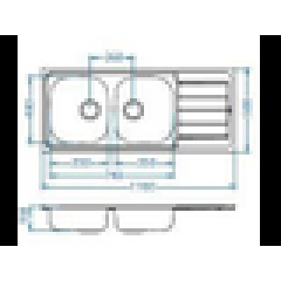 Мойка Alveus Line 100 Мойка Alveus Line 100