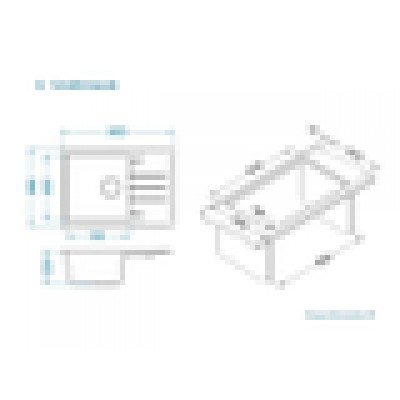 Мойка Alveus INTERMEZZO 40 G91 Мойка Alveus INTERMEZZO 40 G91