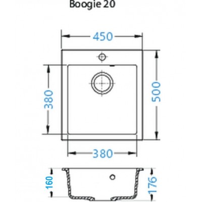 Мойка ALVEUS GENESIS BOOGIE 20 бежевый Мойка ALVEUS GENESIS BOOGIE 20 бежевый