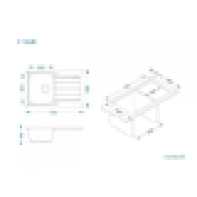 Мойка Alveus LINE MAX 80 SAT Мойка Alveus LINE MAX 80 SAT