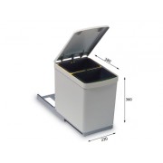 Система сортировки мусора ALBIO 10 2X7,5 L