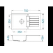 Мойка ALVEUS GENESIS AMARO 130