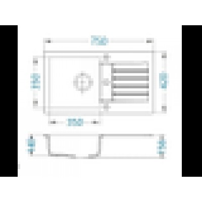 Мойка ALVEUS GENESIS AMARO 130 Мойка ALVEUS GENESIS AMARO 130