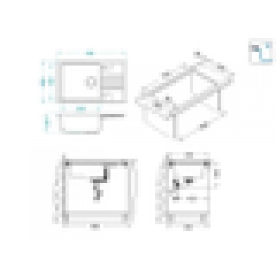 Мойка Alveus INTERMEZZO 130 бетон Мойка Alveus INTERMEZZO 130 бетон