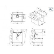 Мойка Alveus Quadrix 50 белый