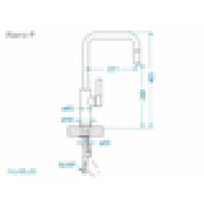 Смеситель Alveus ROMI-P Смеситель Alveus ROMI-P