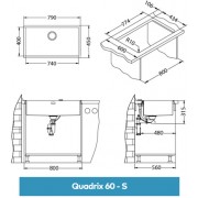 Мойка Alveus Quadrix 60
