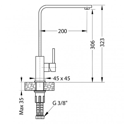 Смеситель Alveus GENESIS Jenny Смеситель Alveus GENESIS Jenny